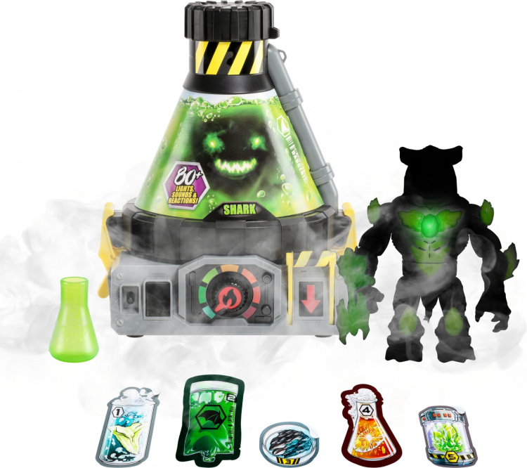 <p>Check out this crazy awesome playset with an interactive shark monster figure! We\'re talking high-level interactivity here, folks. In this kit, it\'s not just a regular monster figure, it\'s an interactive ninja shark spy! Follow our steps, toss in ingre