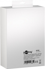 Goobay PS5 Controller Dual-laddningsstation för upp till två PS5 styrenhet, med laddningsindikator och USB-laddningskabel C