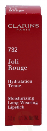 Clarins Joli Rouge Moisturizing Long-Wearing Lipstick 3.5 gr #732 Grenadine