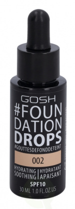 Gosh Foundation Drops SPF10 30 ml #002 Ivory