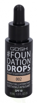 Gosh Foundation Drops SPF10 30 ml #002 Ivory