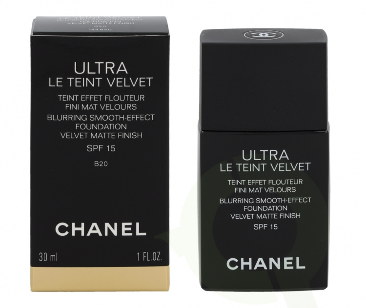 Chanel Ultra Le Teint Velvet Foundation SPF15 30 ml B20