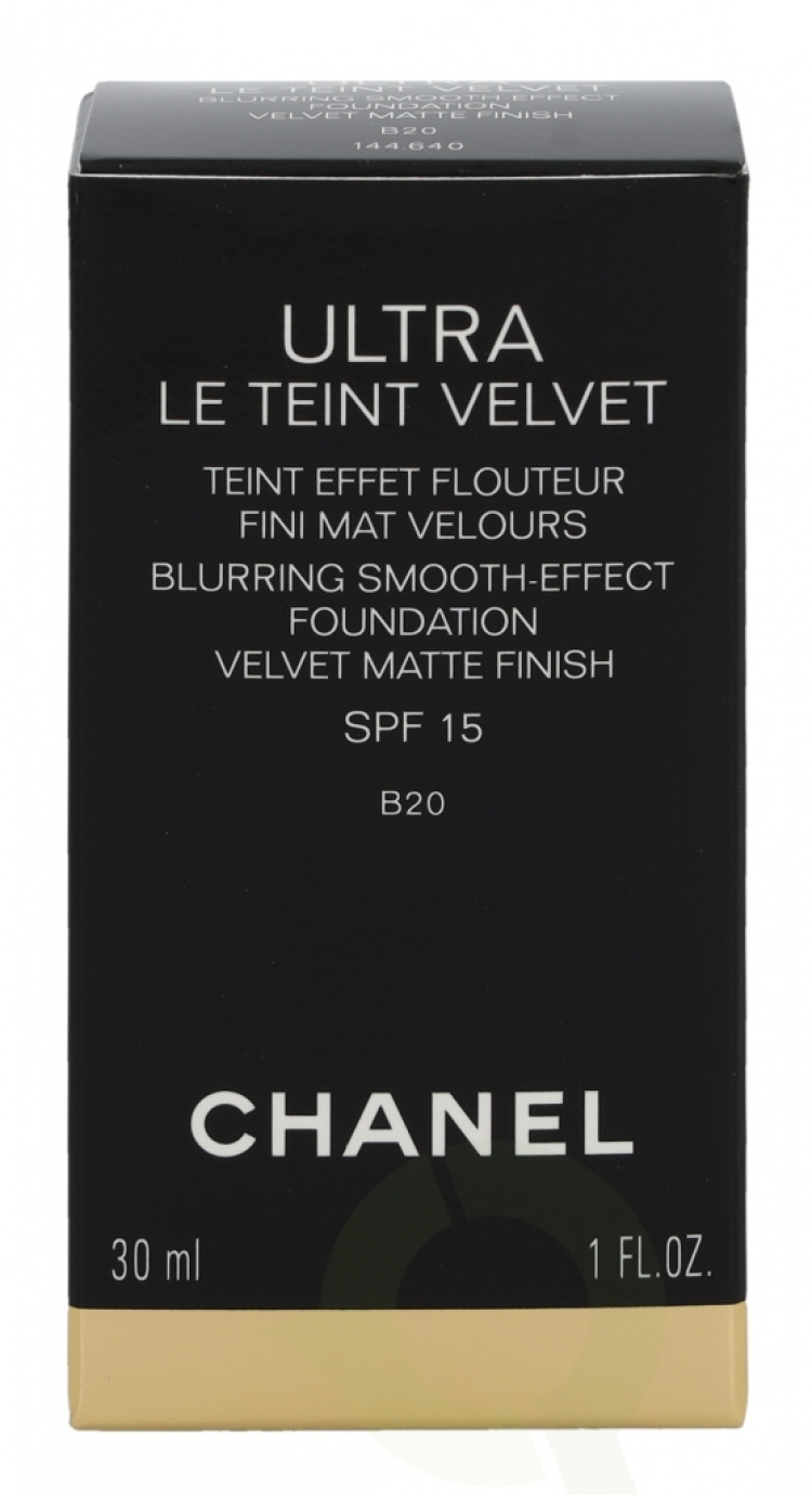 Chanel Ultra Le Teint Velvet Foundation SPF15 30 ml B20