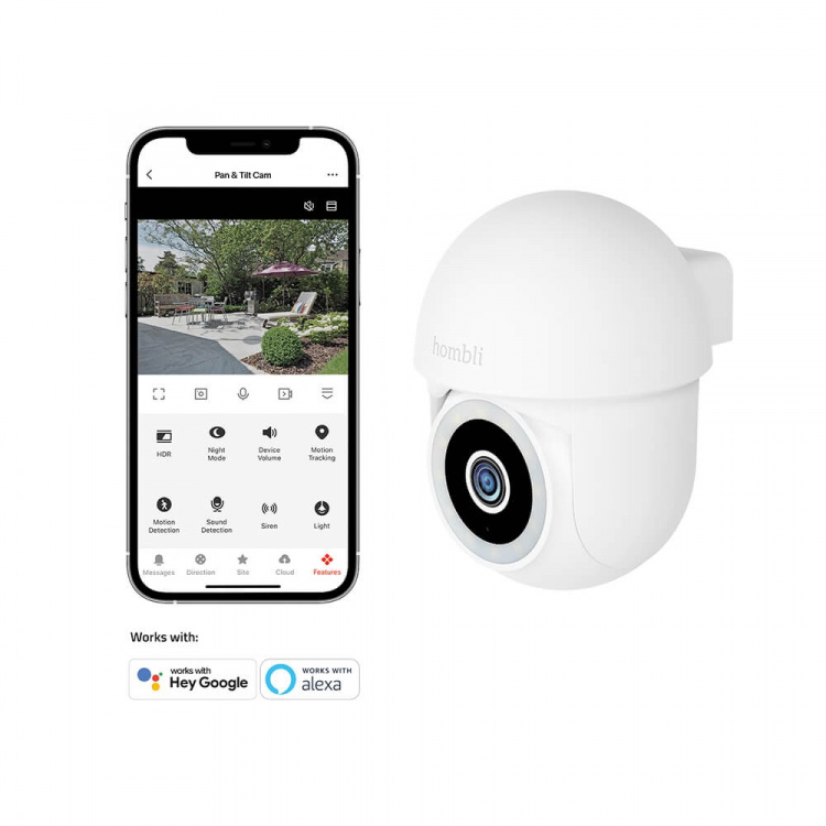 Hombli Smart Pan & Tilt Camera White