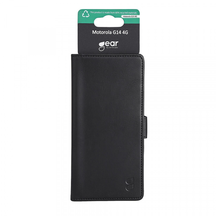Gear Wallet Case Black - Motorola G14 4G