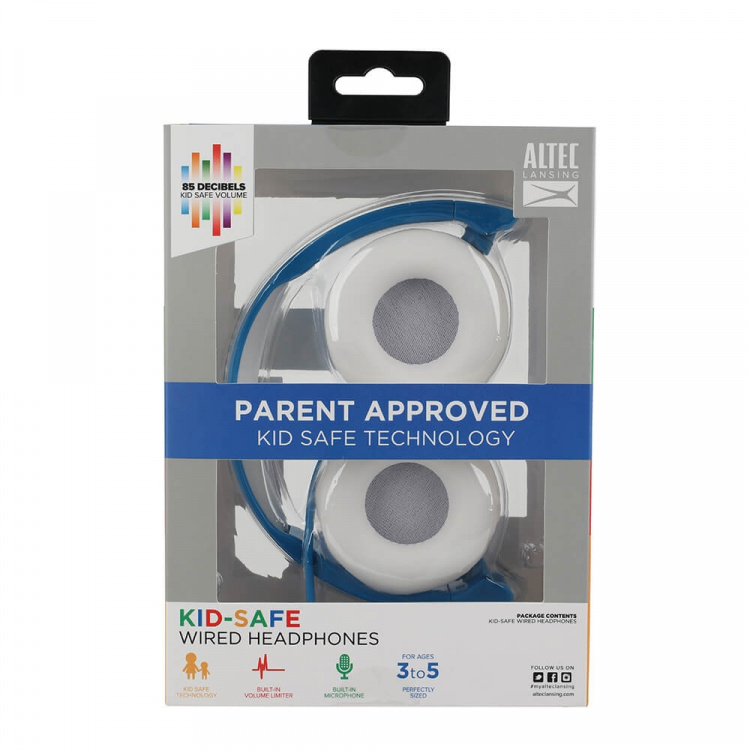 Altec Lansing Kids Headphone Wired On-Ear Blue Altec Lansing Kids Headphone Wired On-Ear Blue