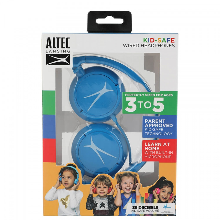 Altec Lansing Kids Headphone Wired On-Ear Blue Altec Lansing Kids Headphone Wired On-Ear Blue