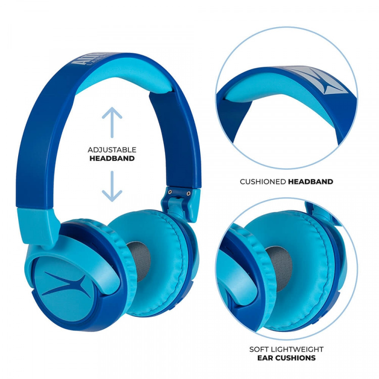 Altec Lansing Kids Headphone Wireless 2in1 On-Ear Blue Altec Lansing Kids Headphone Wireless 2in1 On-Ear Blue