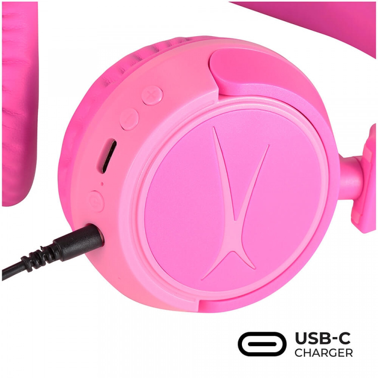Altec Lansing Kids Headphone Wireless 2in1 On-Ear Pink