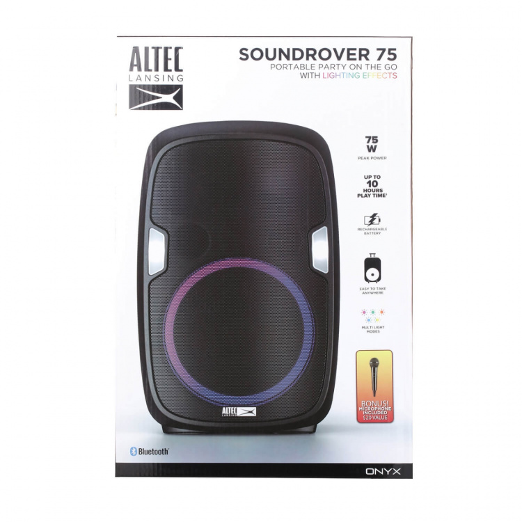 Altec Lansing IMT8100 SoundRover 75 Party Speaker Black