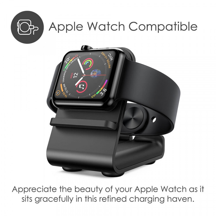 Desire2 Restore Charging Stand For Apple Watch Black