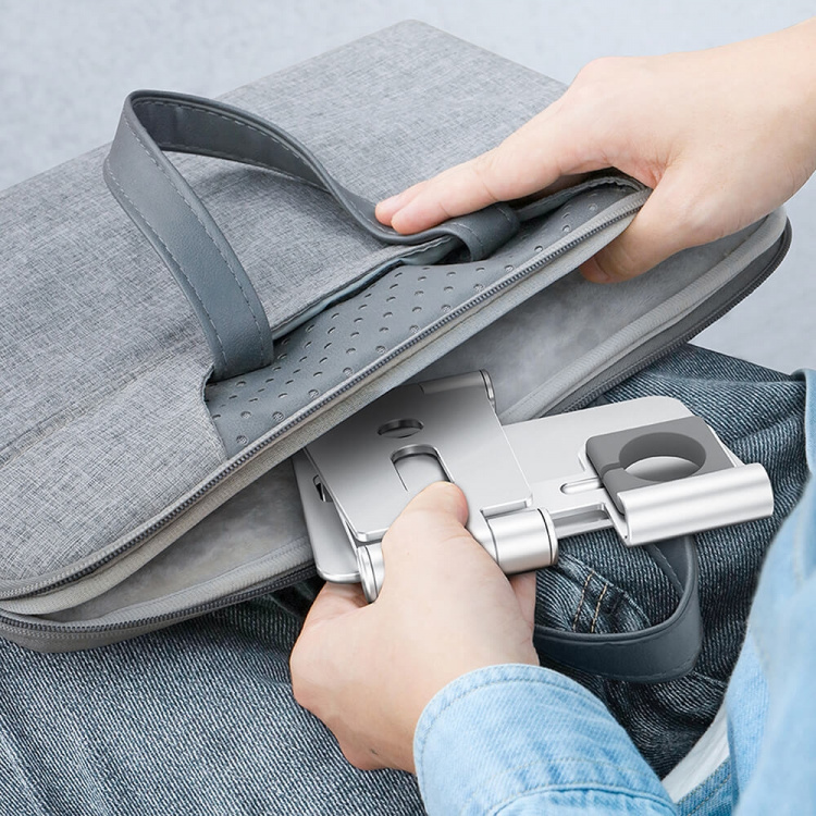 Desire2 Restore Pro Charging Stand For Apple Watch Silver