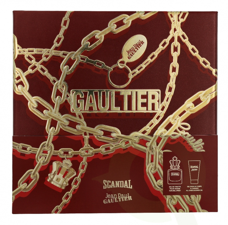 J.P. Gaultier Scandal Pour Homme Giftset 125 ml Edt Spray 50ml/Shower Gel 75ml