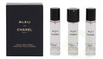 Chanel Bleu De Chanel Pour Homme Giftset 60 ml, 3x Edp Spray Refill 20ml - Twist and Spray - Travel Sprays