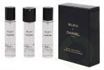 Chanel Bleu De Chanel Pour Homme Giftset 60 ml, 3x Edp Spray Refill 20ml - Twist and Spray - Travel Sprays