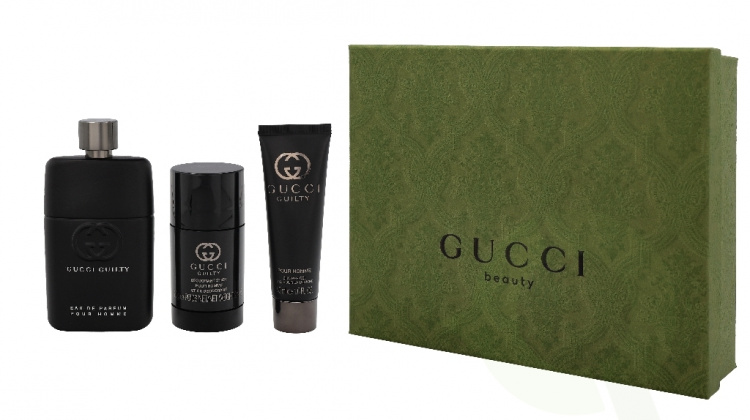 Gucci Guilty Pour Homme Giftset 215 ml, Edp Spray 90ml/Deodorant Stick 75ml/Shower Gel 50ml