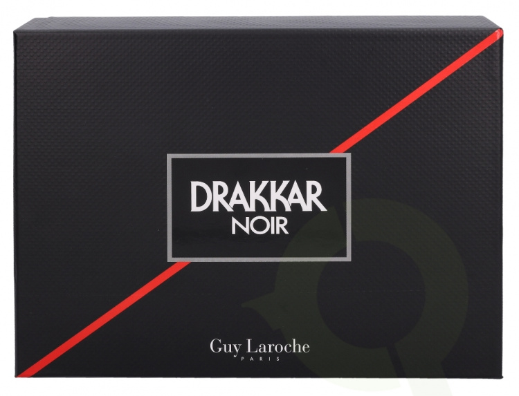 Guy Laroche Drakkar Noir Giftset 175 ml, Edt Spray 50ml/Deo Stick 75gr/Shower Gel 50ml