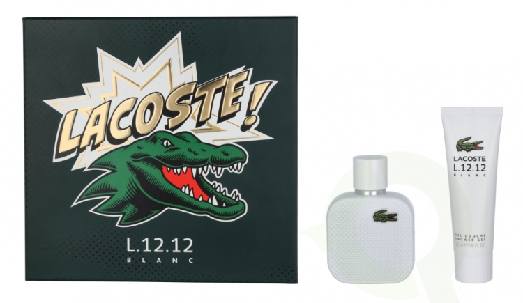 Lacoste Eau De Lacoste L.12.12 Blanc Giftset 100 ml Edt Spray 50ml/Shower Gel 50ml