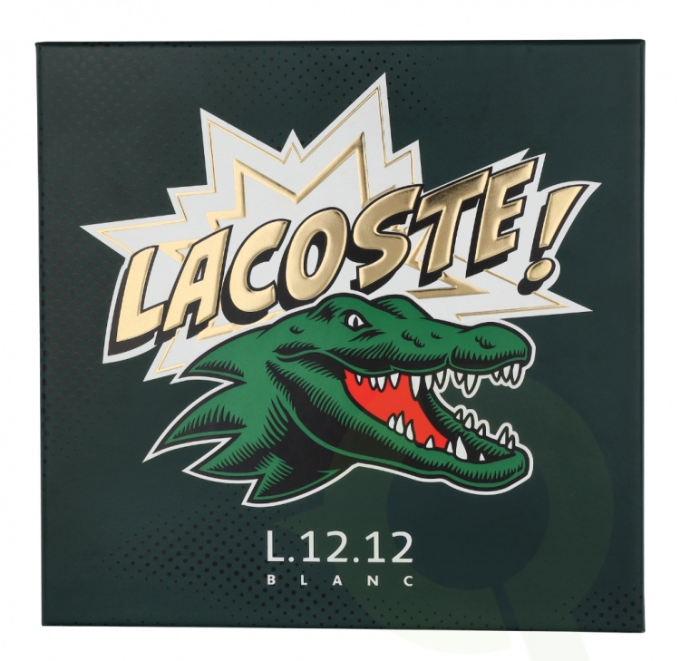 Lacoste Eau De Lacoste L.12.12 Blanc Giftset 100 ml Edt Spray 50ml/Shower Gel 50ml