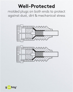 Goobay SAT Antenna Cable ( F plug > F plug, 10 m Goobay SAT Antenna Cable ( F plug > F plug, 10 m