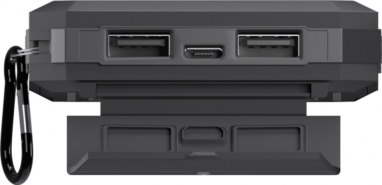 Goobay Outdoor Power Bank 8.0 (8,000 mAh) for outdoor adventures thanks to its robust design, solar panel and torch function