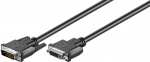 Goobay DVI-D Full HD Extension Cable Dual Link, nickel-plated DVI-D male Dual-Link (24+1 pin) > DVI-D female Dual-Link (24+1 pin), 2 m