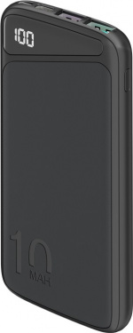 Goobay Fast Charge Power Bank 10,000 mAh (USB-C™ PD, QC 3.0) Powerful power bank with status display, Quick Charge compatible