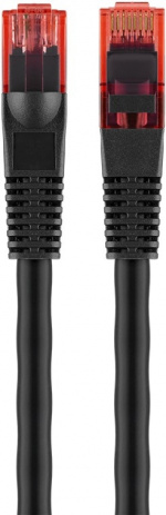 Goobay CAT 6 Outdoor Patch Cable, U/UTP, black copper conductor (CU), double-layer cable jacket (PE), 30 m Goobay CAT 6 Outdoor Patch Cable, U/UTP, black copper conductor (CU), double-layer cable jacket (PE), 30 m