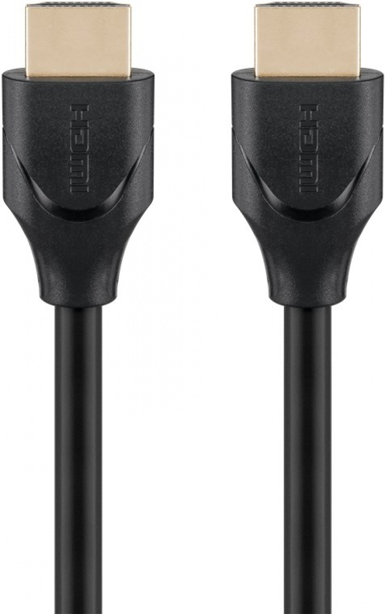 Goobay Ultra High Speed HDMI™ Cable with Ethernet HDMI™ connector male (type A) > HDMI™ connector male (type A), 2 m Goobay Ultra High Speed HDMI™ Cable with Ethernet HDMI™ connector male (type A) > HDMI™ connector male (type A), 2 m