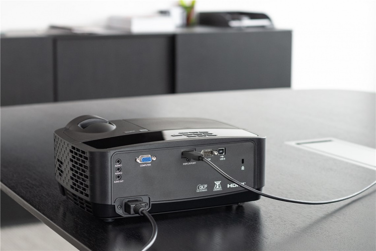 Goobay Optical DisplayPort™ Hybrid Connection Cable 2.0 (AOC), Gold-plated DisplayPort™ male > DisplayPort™ male, 20 m