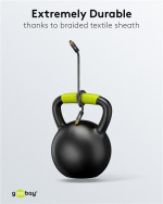 Goobay TOSLINK Cable, 2 m, Sharkskin Grey Toslink male > Toslink male