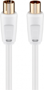 Goobay Antenna Cable (80 dB), Double Shielded coaxial plug > coaxial socket (fully shielded), 10 m Goobay Antenna Cable (80 dB), Double Shielded coaxial plug > coaxial socket (fully shielded), 10 m