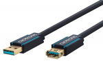 ClickTronic Förlängningskabel USB-A Premiumkabel | USB A hane USB A hona | 3,0 m | 5 Gbit/s