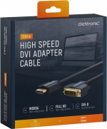 ClickTronic Adapterkabel från DVI till HDMI™ Premiumkabel | 1x DVI-D-kontakt 1x HDMI™-kontakt | 7,5 m | WQXGA @ 60 Hz ClickTronic Adapterkabel från DVI till HDMI™ Premiumkabel | 1x DVI-D-kontakt 1x HDMI™-kontakt | 7,5 m | WQXGA @ 60 Hz