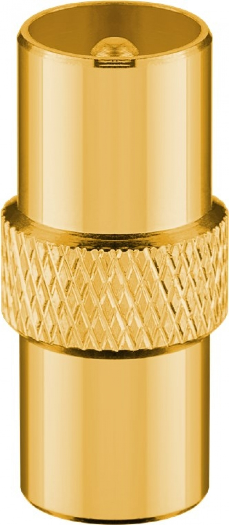 Goobay TV Antenna Cable (135 dB), 4x Shielded gold-plated, coaxial socket 90° > coaxial plug 90°, 3 m