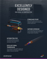 ClickTronic 3,5 mm AUX till RCA-adapterkabel, stereo Premiumkabel | 1x 3,5 mm jackkontakt 2x cinchkontakt | 10,0 m | OFC innerledare