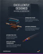 ClickTronic 3,5 mm AUX-kabel, stereo Premiumkabel | 1x 3,5 mm jackplugg 1x 3,5 mm jackplugg | 1,5 m | OFC innerledare ClickTronic 3,5 mm AUX-kabel, stereo Premiumkabel | 1x 3,5 mm jackplugg 1x 3,5 mm jackplugg | 1,5 m | OFC innerledare