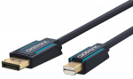 ClickTronic Adapterkabel för DisplayPort™ till mini DisplayPort™ premiumkabel | DisplayPort™-kontakt mini DisplayPort™-kontakt | 1,0 m | UHD 4K @ 60 Hz
