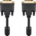 Goobay DVI-D Full HD Cable Dual Link, gold-plated DVI-D male Dual-Link (24+1 pin) > DVI-D male Dual-Link (24+1 pin), 10 m