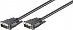 Goobay DVI-D Full HD Cable Dual Link, nickel DVI-D male Dual-Link (24+1 pin) > DVI-D male Dual-Link (24+1 pin), 1.8 m Goobay DVI-D Full HD Cable Dual Link, nickel DVI-D male Dual-Link (24+1 pin) > DVI-D male Dual-Link (24+1 pin), 1.8 m