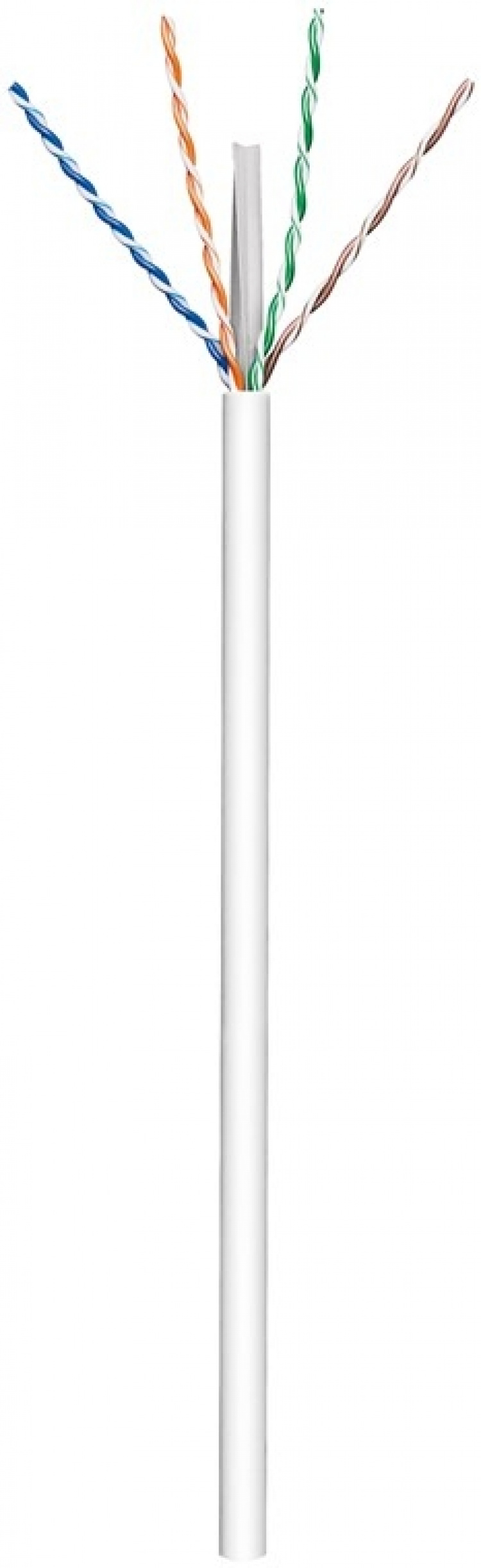 Goobay CAT 6 Network Cable, U/UTP, white CCA copper mixture for SOHO applications, AWG 23/1 (solid), PVC, 305 m Goobay CAT 6 Network Cable, U/UTP, white CCA copper mixture for SOHO applications, AWG 23/1 (solid), PVC, 305 m