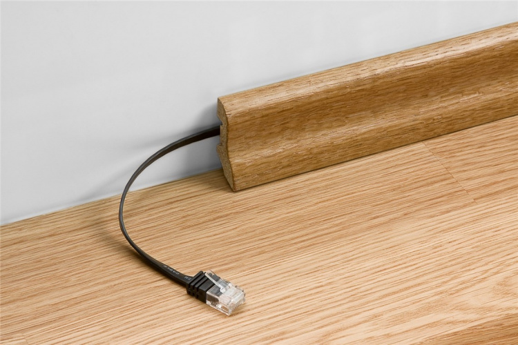 Goobay CAT 6 Flat Patch Cable, U/FTP, white copper conductor (CU), 1.5 m