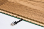 Goobay CAT 6 Flat Patch Cable, U/UTP, light brown copper conductor (CU), 5 m