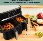 OBH Nordica Dual Easy Fry & Grill -airfryer, 8,3 l