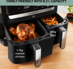 OBH Nordica Dual Easy Fry & Grill -airfryer, 8,3 l