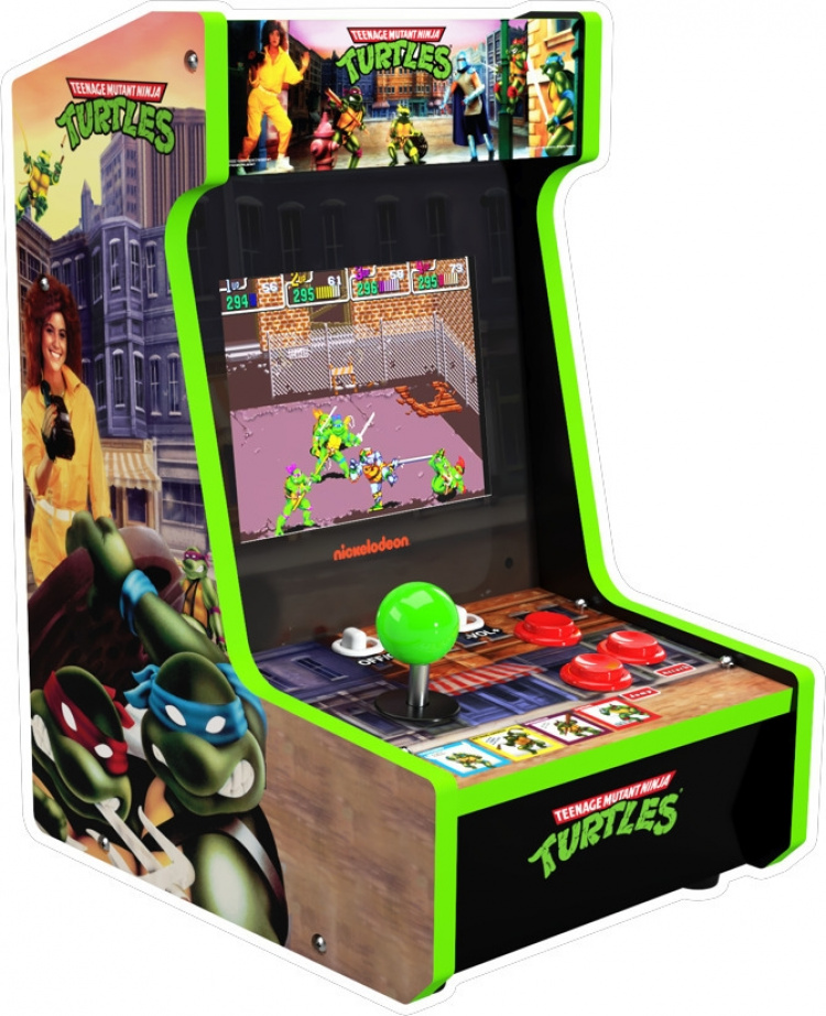 Arcade1Up Mini Teenage Mutant Ninja Turtles spelskåp
