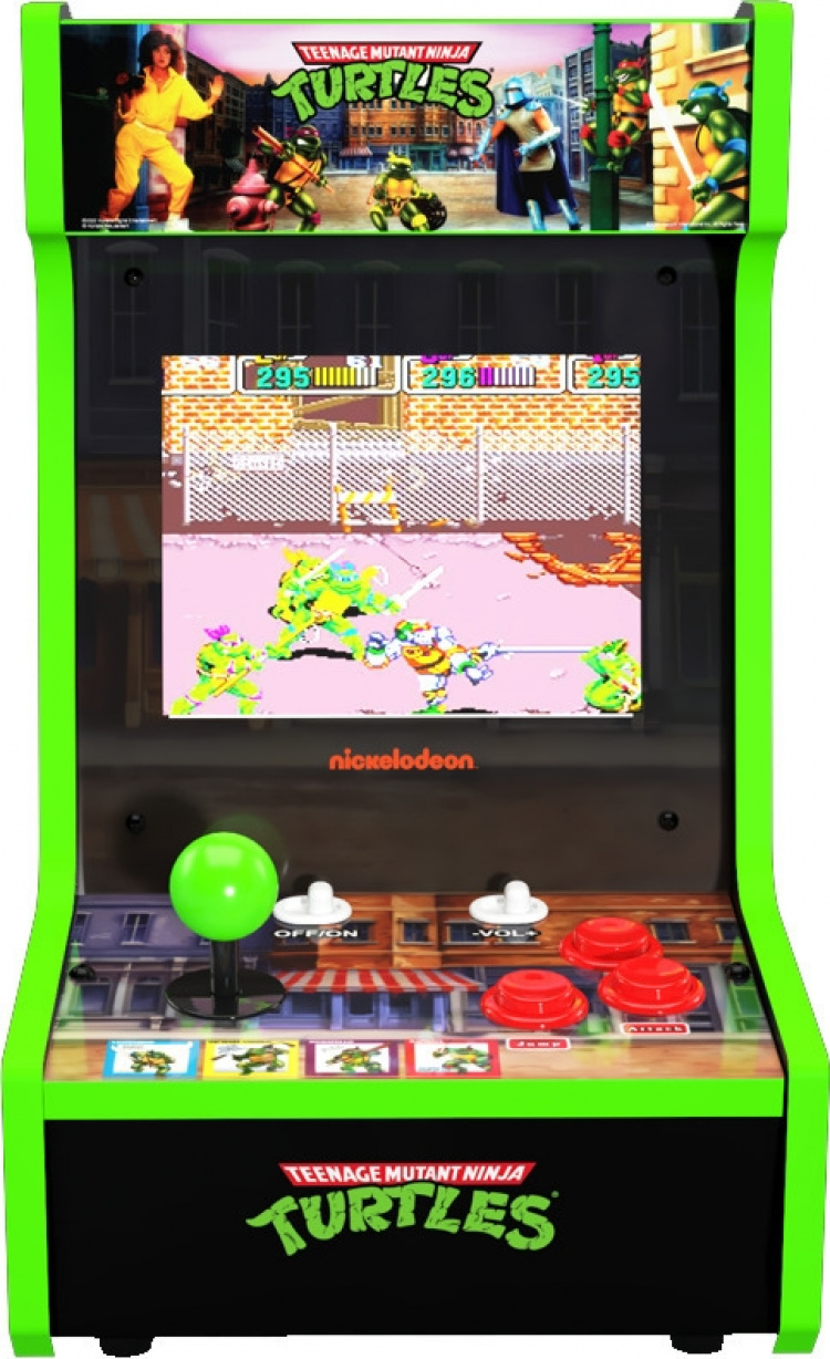 Arcade1Up Mini Teenage Mutant Ninja Turtles spelskåp