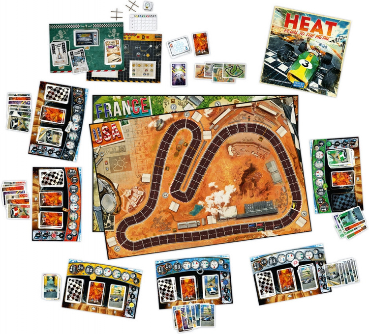 Days of Wonder Heat Pedal to the Metal Nordic brädspel