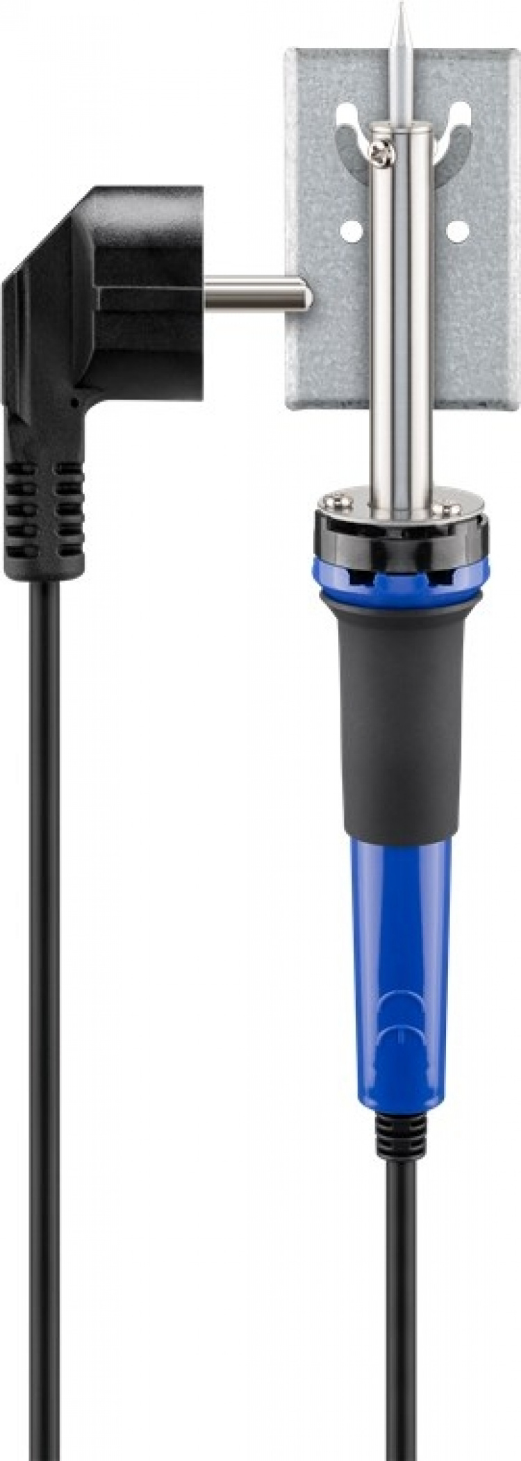 Goobay Lödkolvsats för finlödning, 30 W, 5 st. med lödkolv, lödkolvhållare, lödtunnspiral, extra lödspets och kolofonium