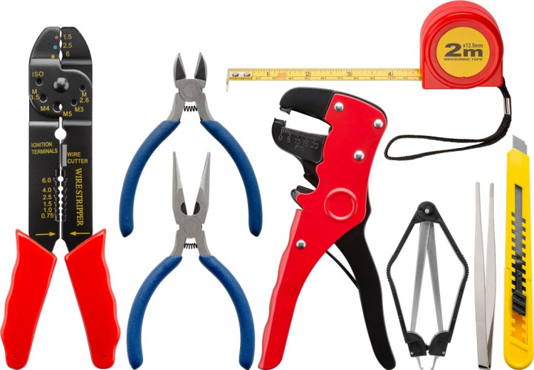 Goobay Lödstiftset och verktygssats i praktisk väska, 20 st. tillbehörssats med lödkolv, skruvmejsel, fystestare, tång Goobay Lödstiftset och verktygssats i praktisk väska, 20 st. tillbehörssats med lödkolv, skruvmejsel, fystestare, tång